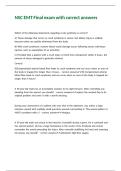 NSC EMT Final exam with correct answers