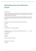 NSC Final Exam Part 3 exam with correct answers