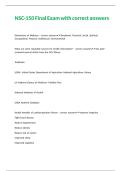 NSC-150 Final Exam with correct answers 