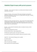 Module 6 Topic 6 exam with correct answers 