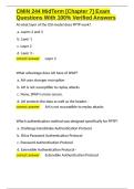 CMIN 244 MidTerm -Chapter 7- Exam Questions With 100- Verified Answers&period;docx