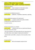 LEGL 2700 UGA Test 3 Exam Questions With 100- Verified Answers&period;docx