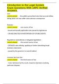 Introduction to the Legal System Exam Questions With 100- Verified Answers&period;docx