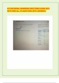 Newest 2025 ATI Maternal Newborn Proctored Exam test bank