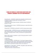 LOMA 281 MODULE 4 NEW EXAM QUESTIONS AND CORRECT ANSWERS FOR TOP PERFORMANCE