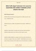 IMSA Traffic Signal Technician 2 & 1 exam ALL QUESTIONS AND CORRECT ANSWERS LATEST UPDATE THIS YEAR