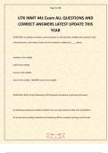 UTK INMT 441 Exam ALL QUESTIONS AND CORRECT ANSWERS LATEST UPDATE THIS YEAR
