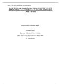 BMAL 720&colon; Leverage Data for Decision Making &lpar;B04&rpar; WEEK 3&colon; FAITH INTEGRATION - ANALYTICAL DATA IN DECISION MAKING 2026 Liberty University