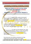RNRF DCF EXAM 2025&sol;2026 ACTUAL EXAM QUESTIONS AND ANSWERS &lpar;VERIFIED ANSWERS&rpar; ALL ANSWERED &lbrace;200 Q & A&rcub; ALREADY GRADED A&plus; 