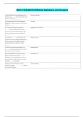 ASA 114 & ASA 104 Review Questions and Answers