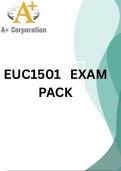 EUC1501  LATEST EXAM PACK 2026&lbrack;DETAILED QUESTIONS AND CORRECT ANSWERS PROVIDED FOR YOUR REVISION&rsqb;