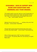 EVEXAM24 - 2026 EV EXPERT NEW  EXAM 2026 QUESTIONS AND  ANSWERS&vert; ACE YOUR GRADES&period;