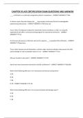 CHAPTER 35 ASE CERTIFICATION EXAM QUESTIONS AND ANSWERS