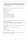 INTRO TO PTA EXAM 1 STUDY GUIDE QUESTIONS AND ANSWERS