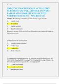 NBRC TMC PRACTICE EXAM ACTUAL PREP  QUESTIONS AND WELL REVISED ANSWERS -  LATEST AND COMPLETE UPDATE WITH  VERIFIED SOLUTIONS – ASSURES PASS 