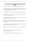 PHA 317 COMPREHENSIVE REVIEW FOR FINAL QUESTIONS AND ANSWERS&period;