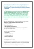 Federal Acquisition Certification in Contracting &lpar;FAC-C&rpar; Pre-Exam  Certification Prep &vert; 2025&ndash;2026 &vert; 200 Verified Questions and  Correct Answers for Federal Acquisition Certification in Contracting  &vert; GRADED A&plus;