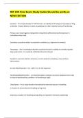 RST 230 Final Exam Study Guide Should be pretty ez NEW EDITION