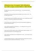 Lifeboatman Exam- No repeats&sol; USCG Lifeboatman Exam With complete solution RATED A&plus; NEW EDITION