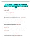 CA BRANCH 2 OPERATOR &lpar;GROUP 5&rpar; QUESTIONS WITH CORRECT ANSWERS 2025&period;