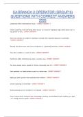 CA BRANCH 2 OPERATOR &lpar;GROUP 6&rpar; QUESTIONS WITH CORRECT ANSWERS 2025-2026