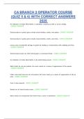 CA BRANCH 2 OPERATOR COURSE &lpar;QUIZ 5 & 6&rpar; WITH CORRECT ANSWERS 2025&period;