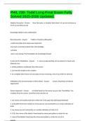PHIL 230- Todd Long Final Exam Fully Solved 2025-2026 Updated&period;