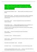PHIL 230 Final &lpar;Long&rpar; Practice Exam with Guaranteed Pass Solutions 2025-2026 Updated&period;