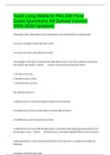 Todd Long Midterm Phil 230 Final Exam Questions All Solved Correct 2025-2026 Updated&period;