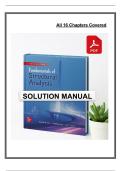 Structural Analysis 6th Edition By Aslam Kassimali &lpar;Solutions Manual All Chapters&comma; 100&percnt; original verified&comma; A&plus; Grade&rpar;