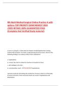 RN Adult Medical Surgical Online Practice A with  options TOP PRIORITY EXAM NEWEST 2024  &sol;2025 RETAKE 100&percnt; GUARANTEED PASS  &lpar;Complete And Verified Study material&rpar; 