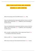 MHIC Exam &ndash; Questions and Answers &lpar;A&plus; Graded&comma; 100&percnt; Verified&rpar;