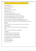 WILDLIFE TECHNIQUES FINAL EXAM &vert; 2025&sol;2026 UPDATE &vert; QUESTIONS AND ANSWERS &vert; WITH COMPLETE SOLUTION