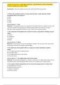 NURS 323 EXAM 3 &vert; 2025&sol;2026 UPDATE &vert; QUESTIONS AND ANSWERS &vert; WITH COMPLETE SOLUTION