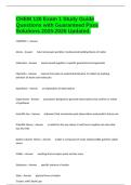 CHEM 130 Exam 1 Study Guide Questions with Guaranteed Pass Solutions 2025-2026 Updated&period;