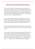 MANA 3312 CH 10&11 Quiz With Complete Solutions 