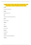 AGRISCIENCE FINAL REVIEW QUESTIONS AND ANSWERS &vert; WITH COMPLETE SOLUTION