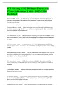 U&period;S History 1302 Midterm Exam and Correct Answers Latest 2025-2026 Updated&period;