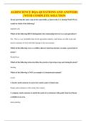 AGRISCIENCE BQA-QUESTIONS AND ANSWERS &vert; WITH COMPLETE SOLUTION