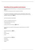 Skin&sol;Wound Care questions and answers 