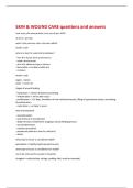 SKIN & WOUND CARE questions and answers 