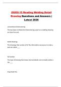 29202-15 Reading Welding Detail Drawing Questions and Answers &vert; Latest 2026