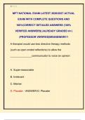 MFT NATIONAL EXAM LATEST 2026&sol;2027 ACTUAL  EXAM WITH COMPLETE QUESTIONS AND  100&percnt;CORRECT DETAILED ANSWERS &lpar;100&percnt;  VERIFIED ANSWERS&rpar; &vert;ALREADY GRADED A&plus;&vert;  &vert;PROFESSOR VERIFIED&vert;BRANDNEW&excl;&excl;&excl;&excl; 