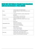 NCSU BIO 240 Midterm Klesath Exam Questions  with Correct Answers &vert; New Update