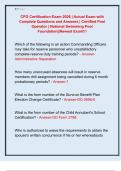   CPO Certification Exam 2026 &vert; Actual Exam with  Complete Questions and Answers &vert; Certified Pool  Operator &vert; National Swimming Pool  Foundation&vert;&vert;Newest Exam&excl;&excl;&excl;