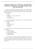 MOLECULAR BIOLOGY OF THE CELL&comma; SIXTH EDITION CHAPTER 12 INTRACELLULAR COMPARTMENTS AND  PROTEIN SORTING