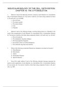 MOLECULAR BIOLOGY OF THE CELL&comma; SIXTH EDITION CHAPTER 16&colon; THE CYTOSKELETON