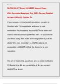 MLPAO MLA&sol;T Exam 2026&sol;2027 Newest Exam  With Complete Questions And 100&percnt; Correct Detailed  Answers&vert;&vert;Already Graded A&plus;