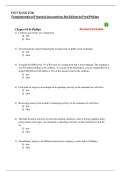 Fundamentals of Financial Accounting&comma; 8th Edition by Fred Phillips &ndash; Complete Chapters 1-3 with Answers
