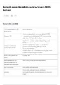 Bonent exam Questions and Answers 100&percnt; Solved